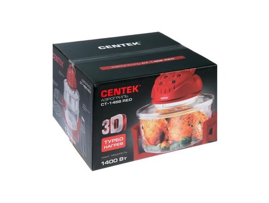 Аэрогриль CENTEK CT-1456 красный